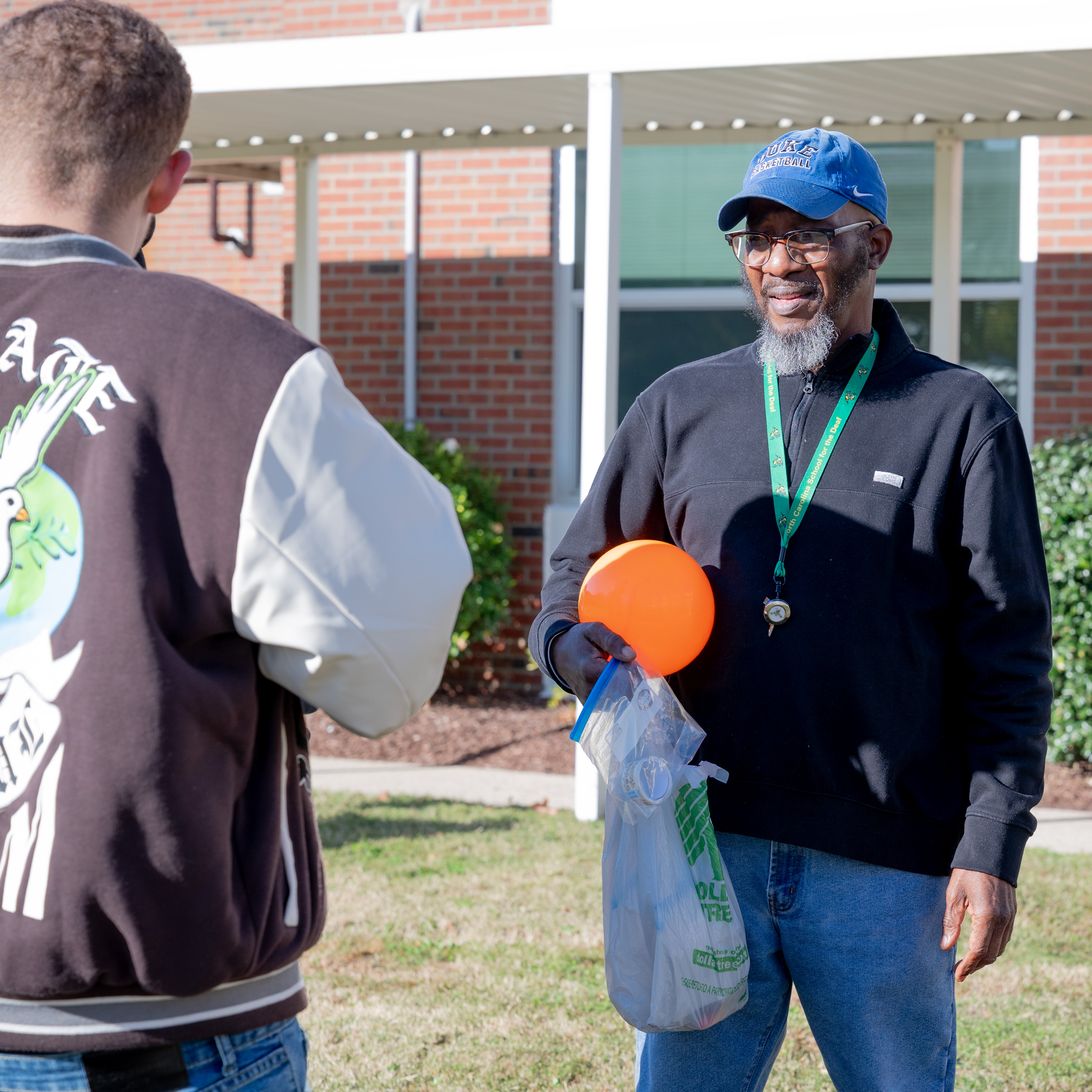 Fall Fest: Paul Bridgers Giving instructions for game