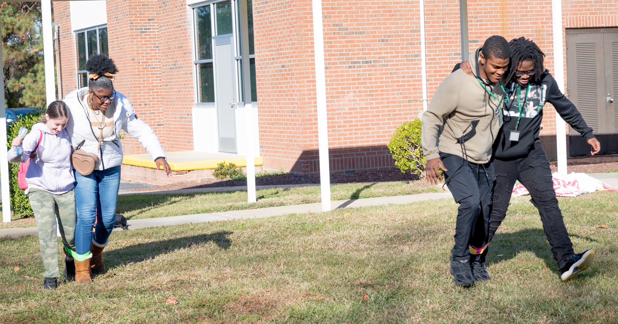 Fall Fest: Three legged race