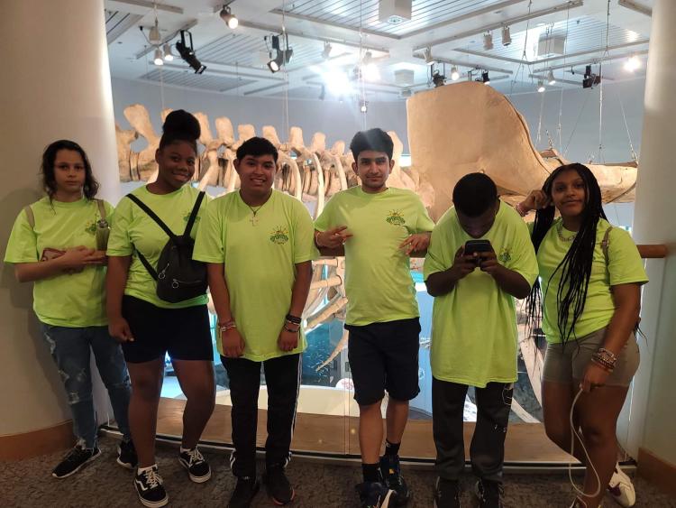 Students at the NC Museum of Natural Sciences