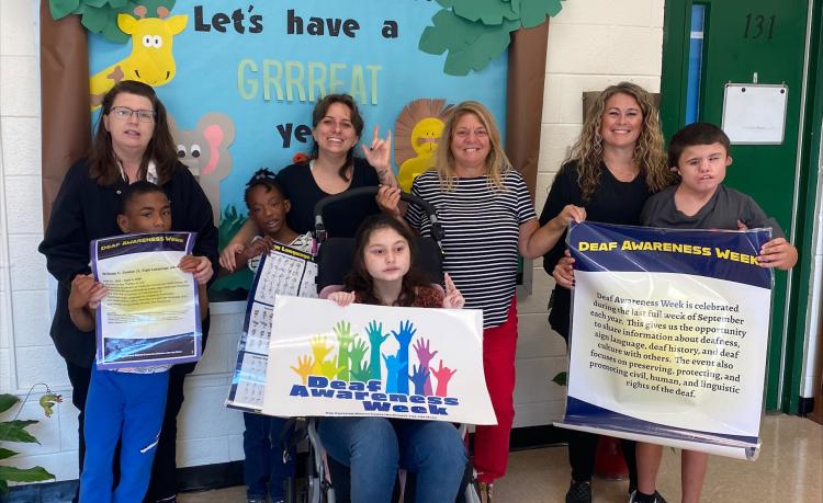Students and staff celebrate Deaf Awareness Week