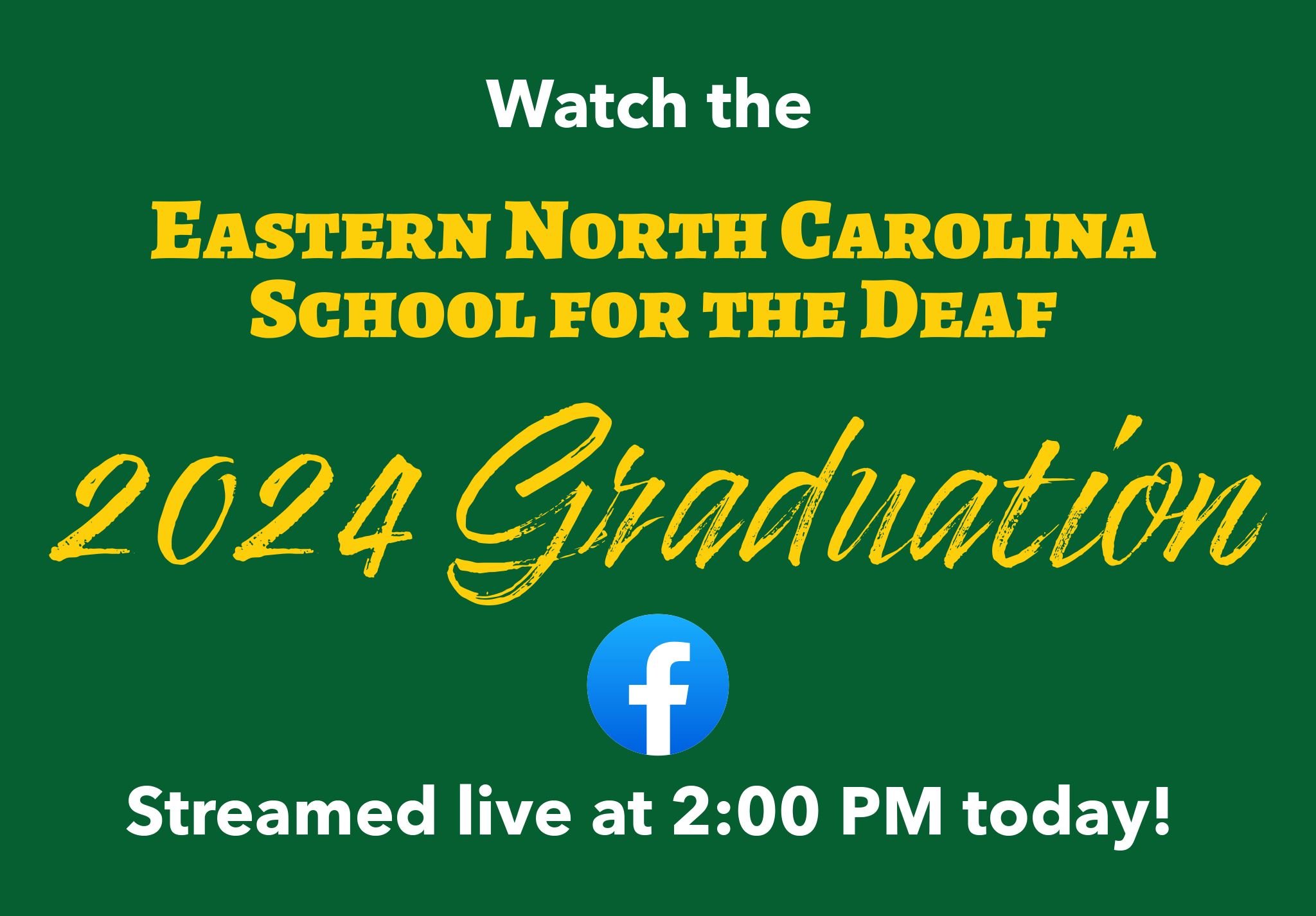 ENCSD 2024 Graduation live streaming 2PM