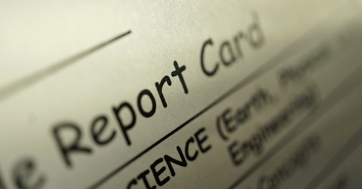 report card
