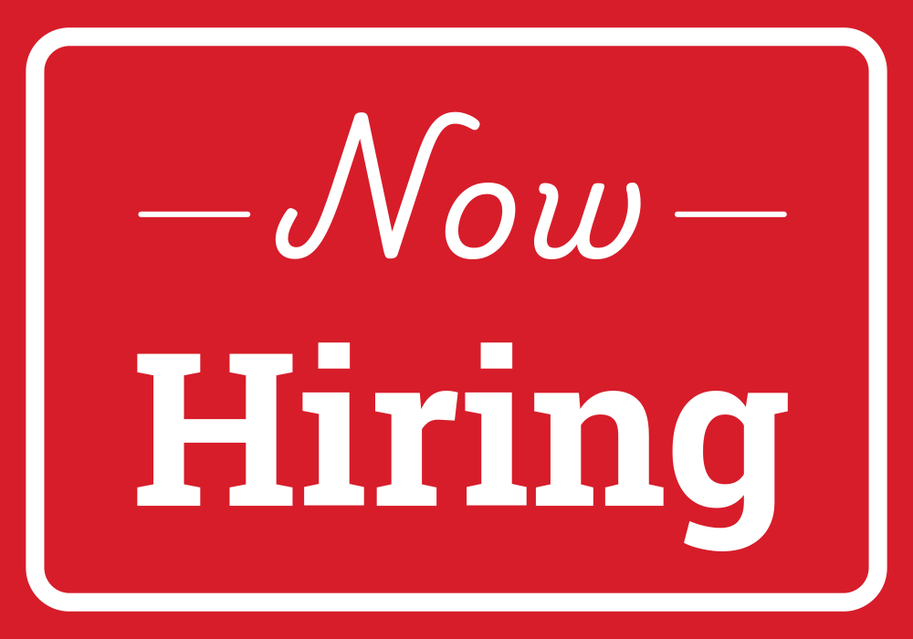 Now Hiring