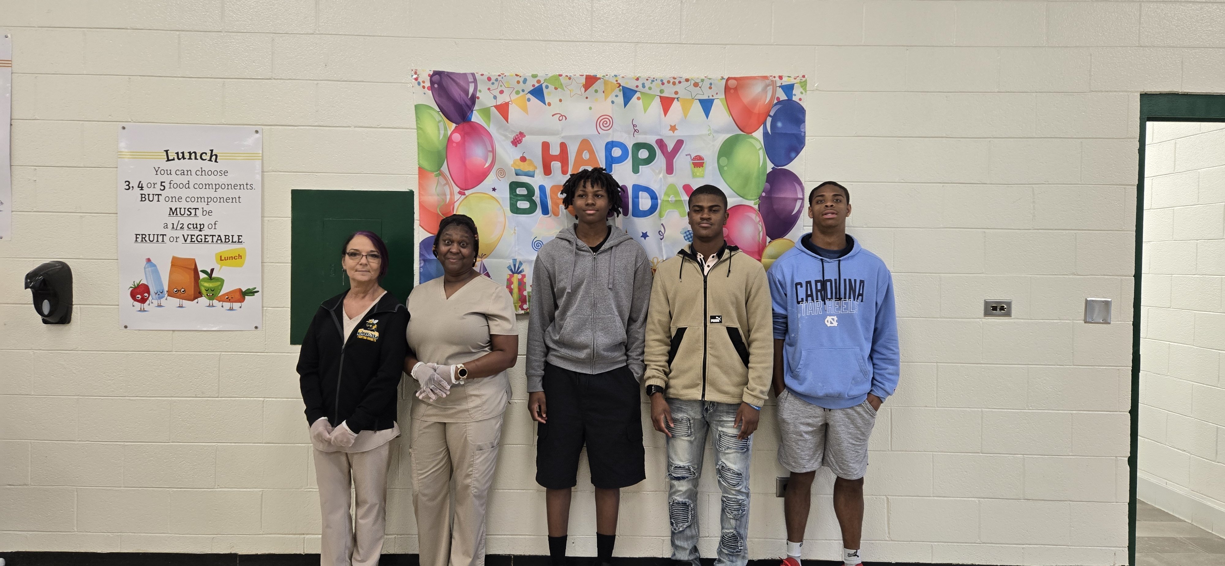 Birthdays Celebration in the Cafeteria