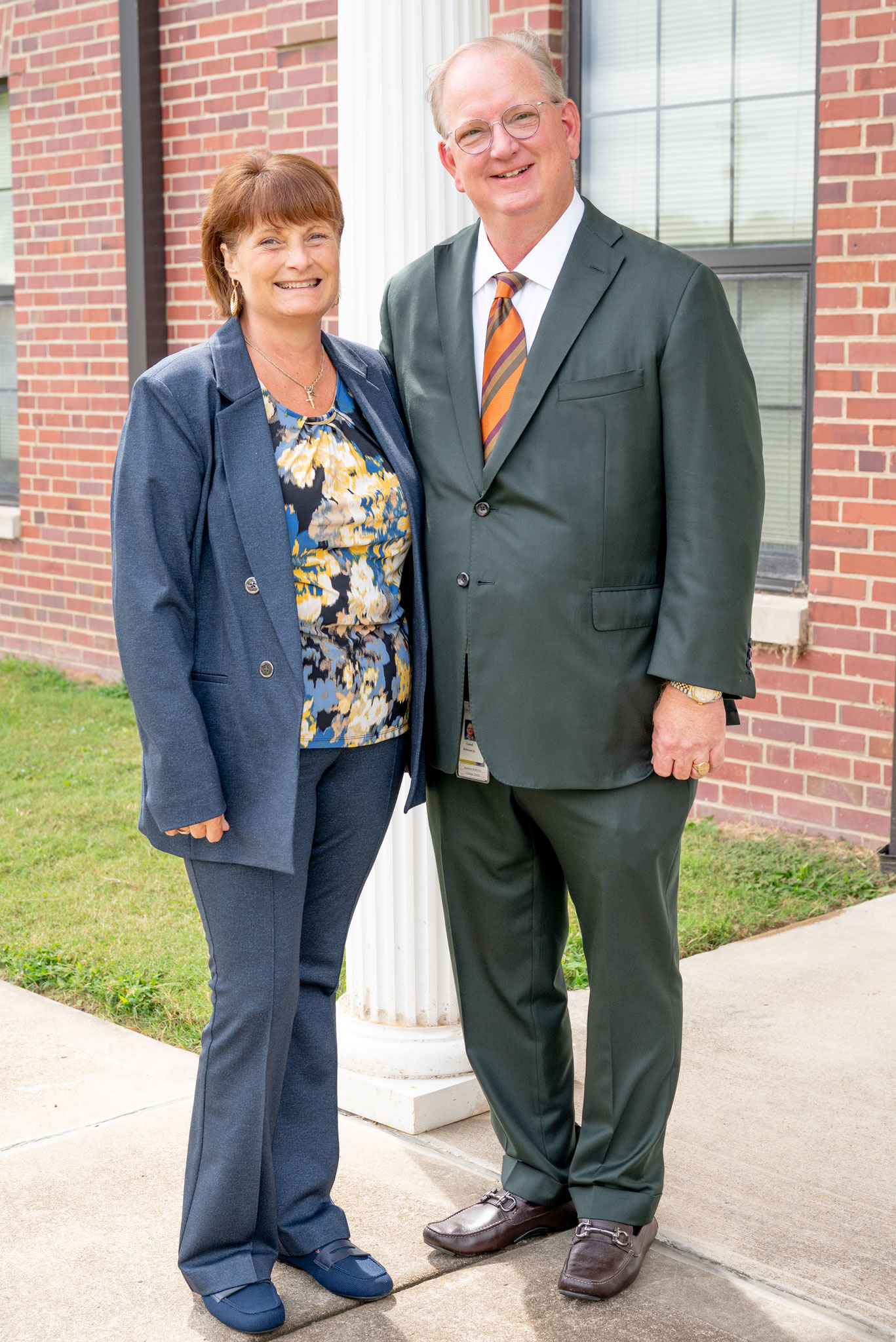 Mayor Sandy Roberson visits