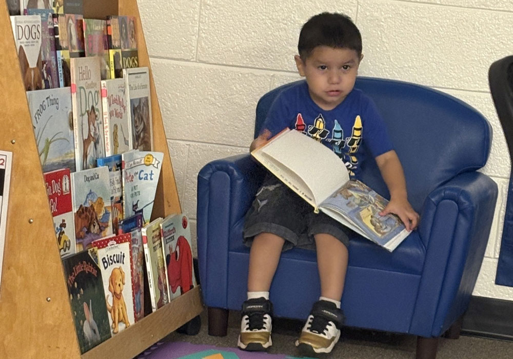 2nd pre-k student