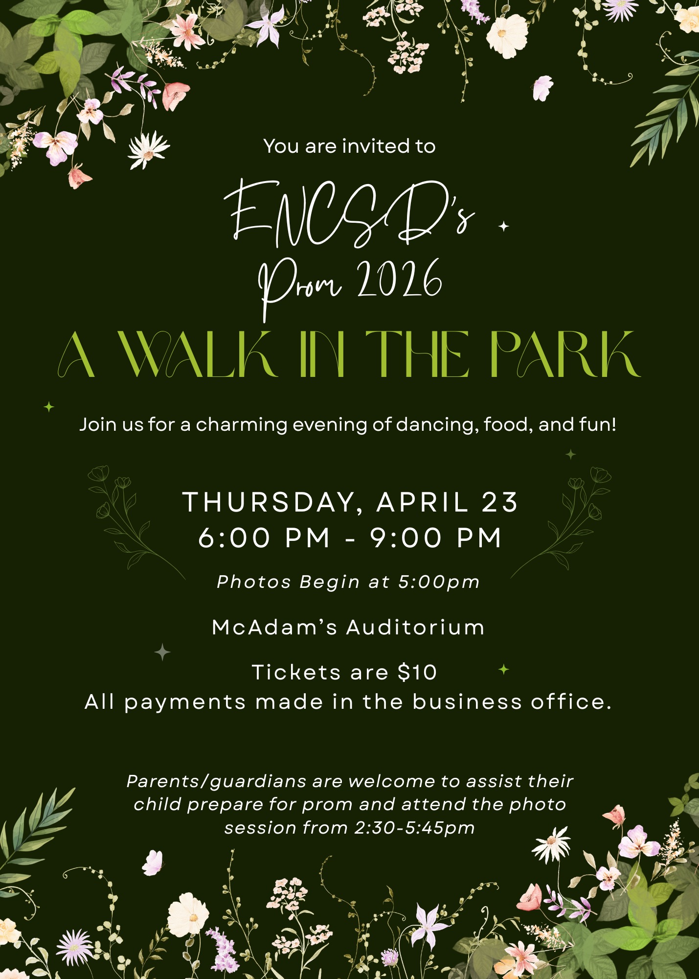 Prom 2026 Invitation