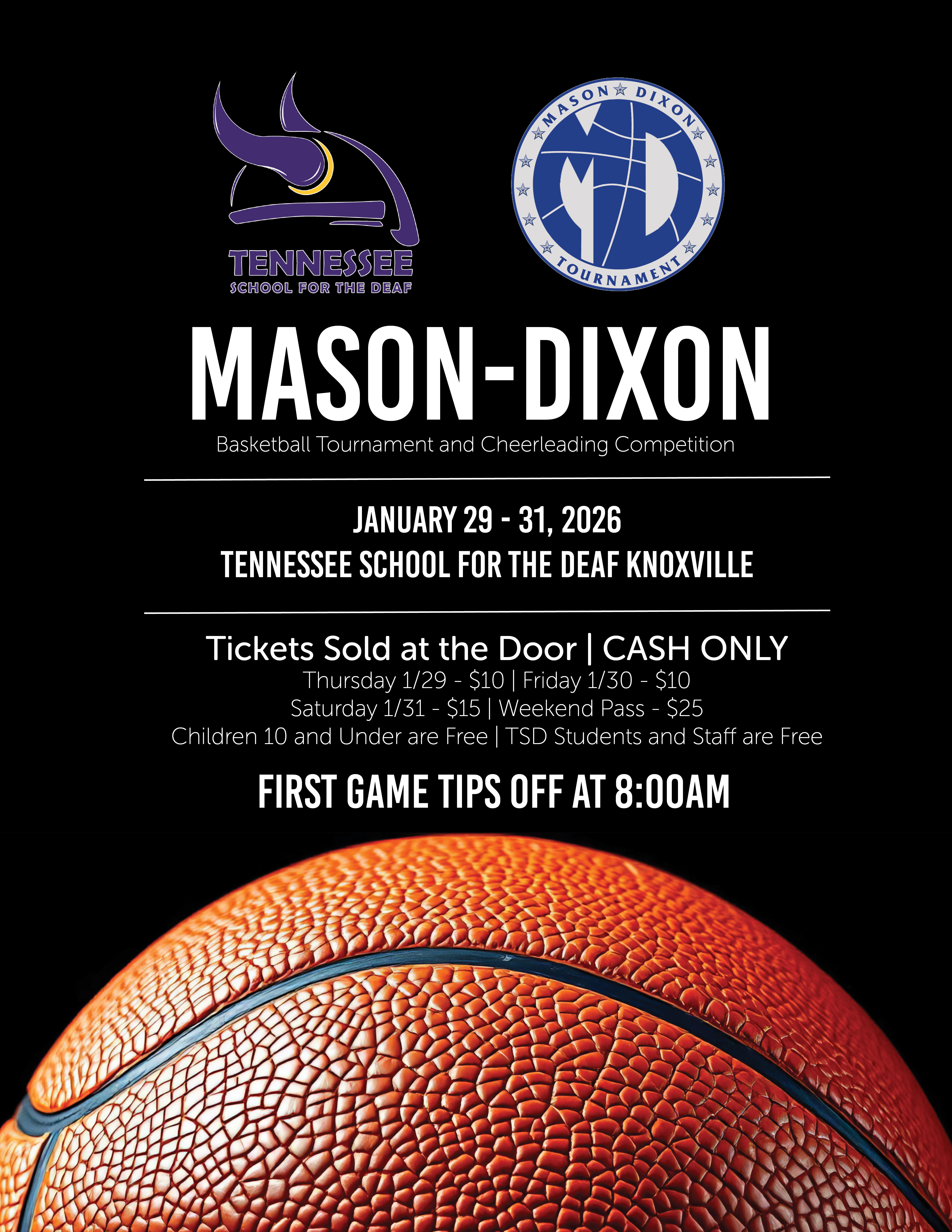 Mason-Dixon Tournament Jan 29-31 @ Tennessee School for the Deaf