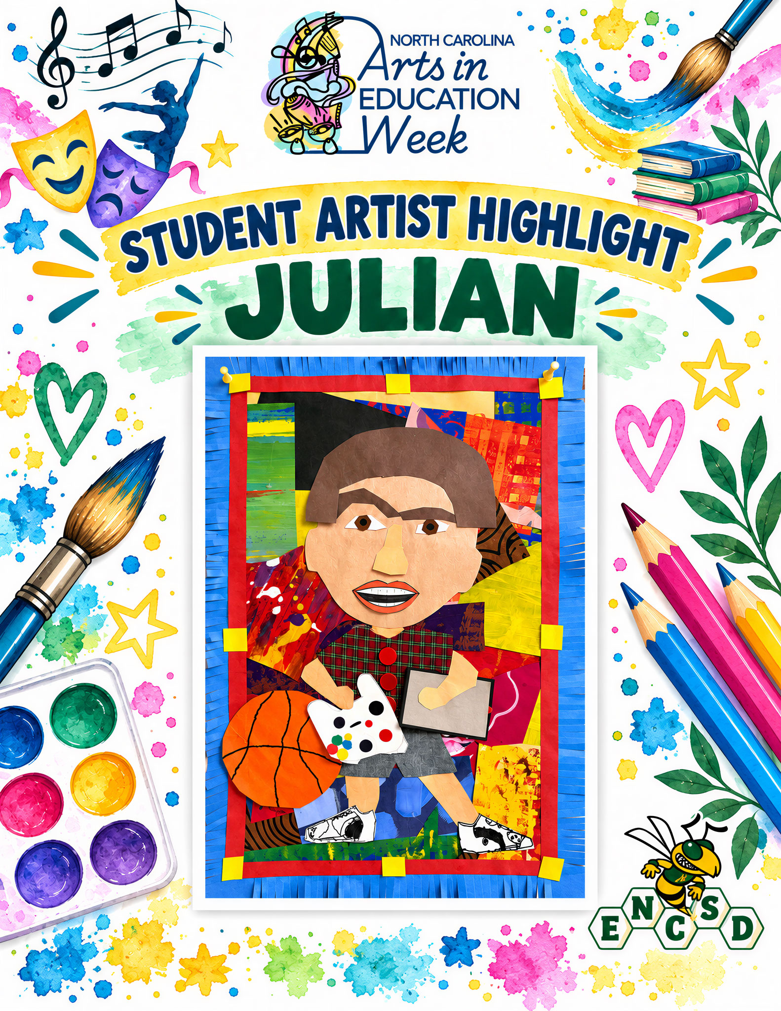 Student Artist Highlight, Julian