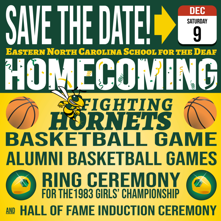 Save the Date ENCSD Homecoming