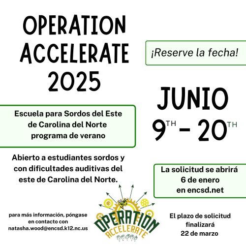 Operation Accelerate 2025, Junio 9-20, la solicitud se abrirá 6 de enero