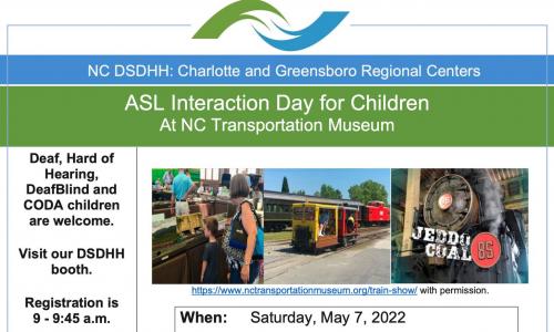 ASL Interaction Day for Children flyer